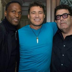 Football and Olympic Star Willie Gault and Movie  TV Star Steven Bauer with Producer Victorino Noval