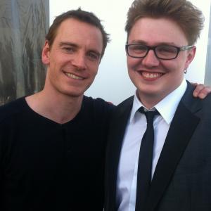 Adrian Powers and Michael Fassbender 2012 Venice Film Festival