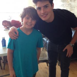 Hanging with my big brother Gregg Sulkin