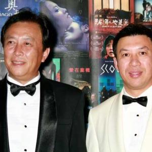 With Chinese actor Tang Guoqiang at the 7th Chinese American Film Festival