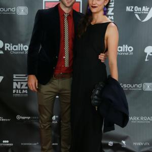 Sam Trafford and Raukura Turei at NZ Film Awards