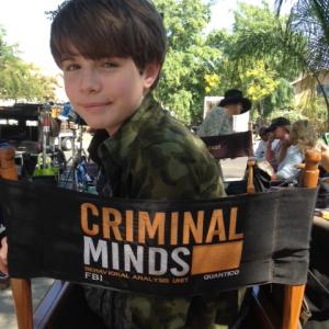 On the set of Criminal Minds