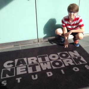 Braden at recording of Cartoon Networks Steven Universe