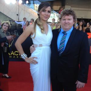 At the 2014 AACTA awards with my good mate, and client Stephen Hunter, star of the Hobbit series (as Bomber).