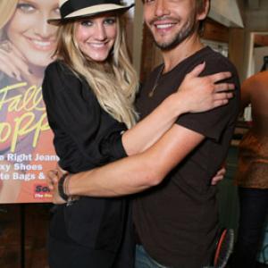 Ken Paves and Ashlee Simpson