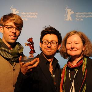 Florian Weghorn Matthew Moore and Maryanne Redpath The 62nd Berlin International Film Festival The Crystal Bear for Best Short Film