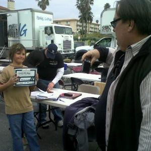 Craig on the set in Santa Monica CA