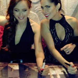 Co-stars Elissa Kapneck and Grace Johnston signing autographs at the 