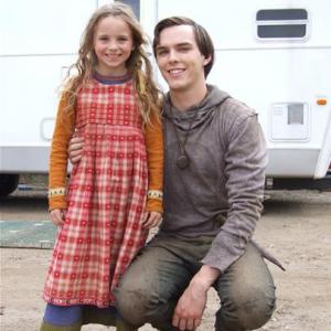 With Nick Hoult on Jack the Giant Slayer