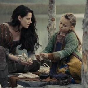 As Lily with Kristen Stewart in Snow White and the Huntsman
