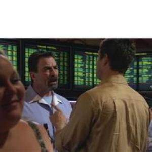 On the set of Las Vegas Piper Majors first job in Los Angeles With Tom Selleck and Josh Duhamel