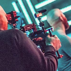 Director Ian McFarland filming on the Killswitch Engage In Due TIme Music video