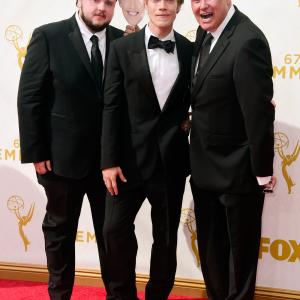 Conleth Hill, Alfie Allen and John Bradley at event of The 67th Primetime Emmy Awards (2015)