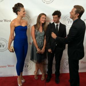 Anne Schmidt red carpet and interview at PWFF for 