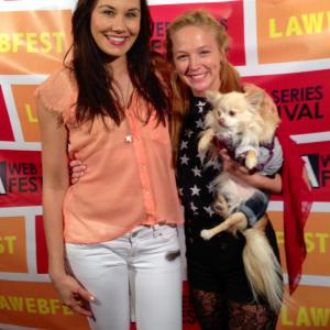 LA Web series festival for 2fur1. With Jahnna Lee Randall and Gizmo the chihuahua.