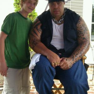 On Set of No One Live with Brodus Clay