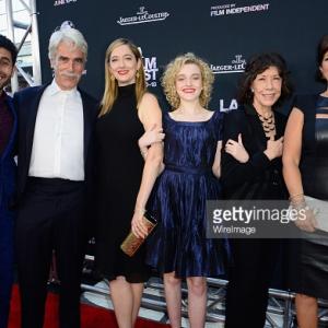 Mo Aboul-Zelof, Sam Elliot, Judy Greer, Julia Garner, Lily Tomlin, Marcia Gay Harden opening night of LA Film Fest 2015