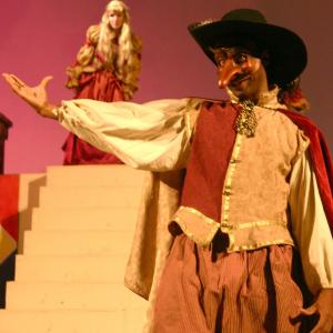 Prince Morocco in the Commedia Dell'Arte version of the Merchant of Venice