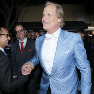 Riza Aziz with Jeff Daniels at the Dumb and Dumber To Premiere in Los Angeles