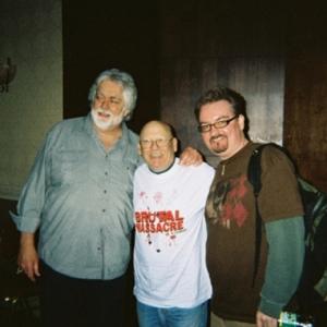 Spring 2007The two Actors I CoStarred with in the ComedyHorror Film Brutal Massacre A Comedy Gunnar Hansen the original Leather Face  Brian OHalloran of Clerks fame Taken at the Annual Cherry Hill NJ Horror Film Convention This is the Film in which I got my firstever speaking Role AND my SAG Card!