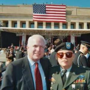With Sen. McCain At Pentagon, Shortly After 9-11