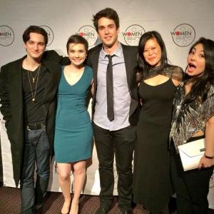 Evangeline Premiere at Woman in Film and TV Festival with Karen Lam Madison Smith Natalie Grace Richard Harmon