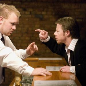 Thomas Rimmer (Right) in a scene from DEATH BY CHOCOLATE.