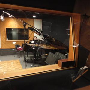 Karin Okada composer pianist and vocalist Recording for Disney radio CM