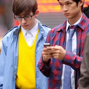 Harry Shum Jr and Kevin McHale at event of Glee 2009