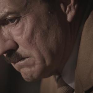 Hugh Scully as Adolph Hitler in the World Wars