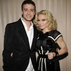 Madonna and Justin Timberlake at event of Rock and Roll Hall of Fame Induction Ceremony 2008