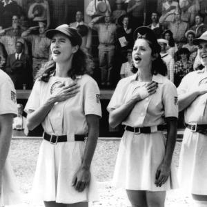 Still of Madonna Rosie ODonnell and Anne Ramsay in A League of Their Own 1992