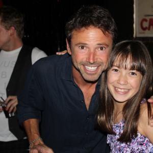 David Lascher dir and Grace Kaufman at the wrap party of Sister