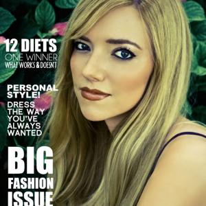 Magazine cover of Megan Nicole Rees used in Marthas Key