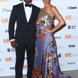 Nate Parker and Gugu MbathaRaw at event of Beyond the Lights 2014