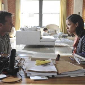 Still of Kiefer Sutherland and Gugu MbathaRaw in Touch 2012