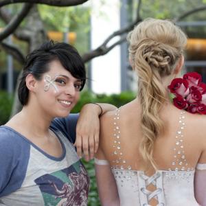 hair for bridal expo by Serra