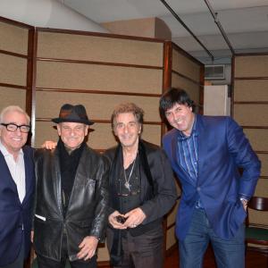 Stepan with Marty Scorcese Al Pacino and Joe Pesci