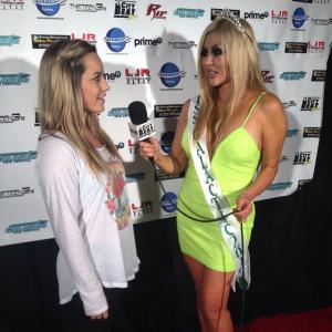 Interviewing Karlee Norcutt of Slink for City Beat Live at the 2014 RIP Horror Film Festival