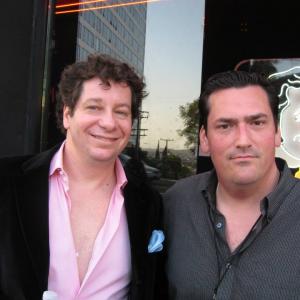 Steve Wright with Jeffrey Ross at The Comedy Store