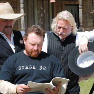 (actor) Dale Ostrander, (co-producer/staring lead actor) Travis James Campbell, (producer/director/screenwriter/ staring lead actor ) On set (THE PROTAGONIST) 2012 in Vallecito, Ca. Special thanks to the COO and COO, CO-Founder Curt Bla