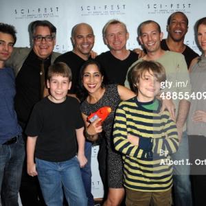 Cast and director of Kaleidoscope opening night of Sci-Fest 2014