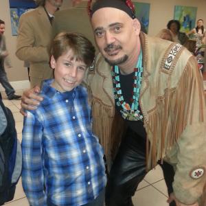 With Christopher Coppola at the Universal Multi-Cultral Film Festival Award Ceremony 