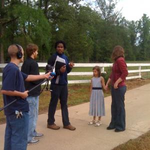 Gabrielle N. Brown with Director Jabari Thomas in Unaccepted