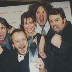 Bryan Moses, Tony Walters, Doug Bayne, Craig Anderson & Megan Harding. Double The Fist winning Best TV Comedy AFI 2004.