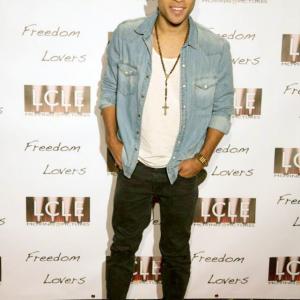 Tyler at the Freedom Lovers Premiere