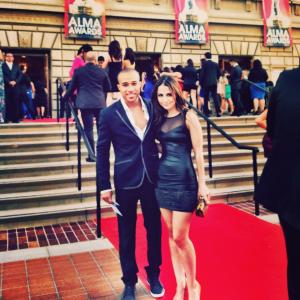 Tyler Parks and manager, Trisanne Marin at the 2013 ALMA Awards