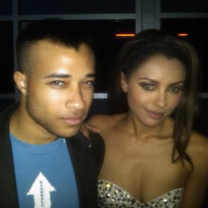 Tyler Parks and Kat Graham