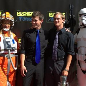 With actor Jonny Rodgers at the Hughes the Force world premiere in LA