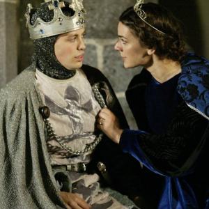 Arthur and his mother Constance From Shakespeare by the Seas King John With actor Kristina Teves